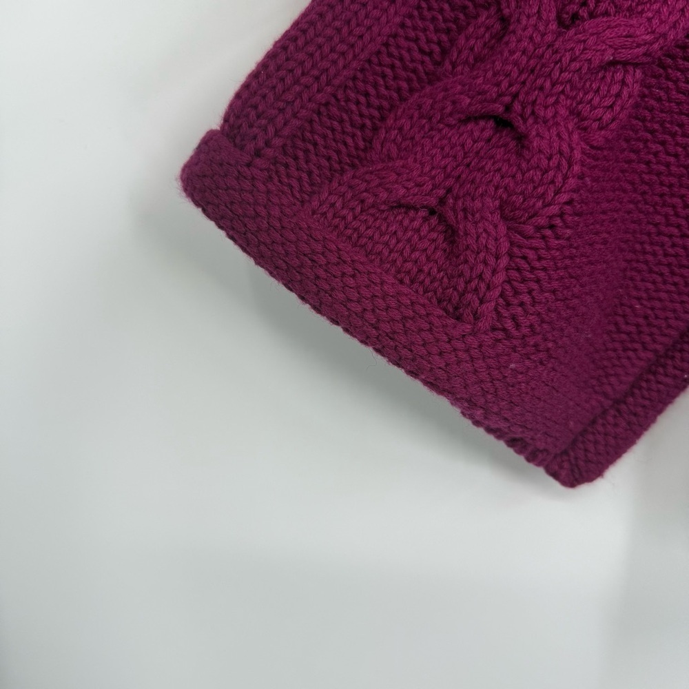 Fossil Sweater Cotton Wool Blend Purple Magenta Women's Size Large Cardigan - Picture 7 of 8